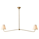 vintage-arc-arm-multi-heads-fabric-chandelier