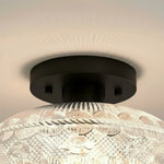 vintage-floral-pattern-glass-ceiling-light