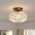 vintage-floral-pattern-glass-ceiling-light