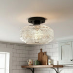 vintage-floral-pattern-glass-ceiling-light