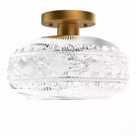 vintage-floral-pattern-glass-ceiling-light