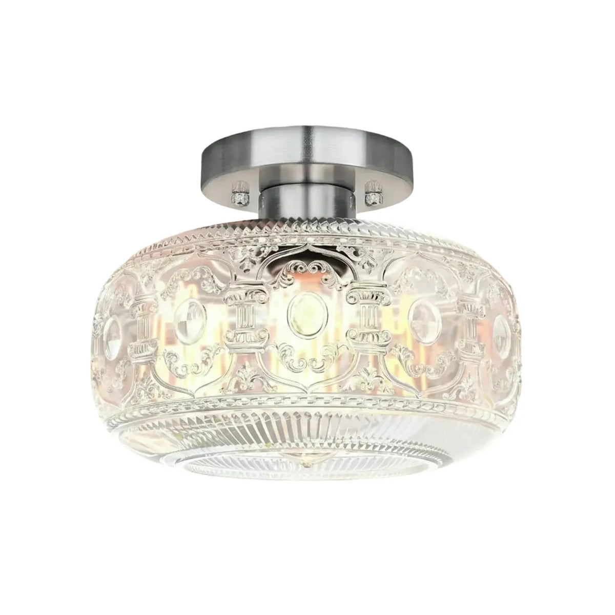vintage-luxury-round-pattern-glass-ceiling-light