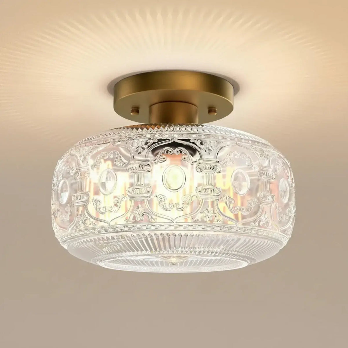 vintage-luxury-round-pattern-glass-ceiling-light