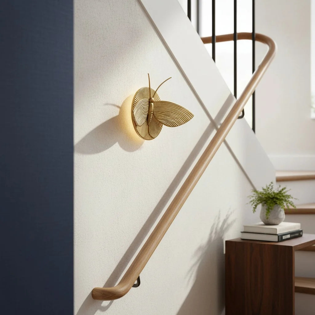 vintage-moth-shaped-resin-wall-light