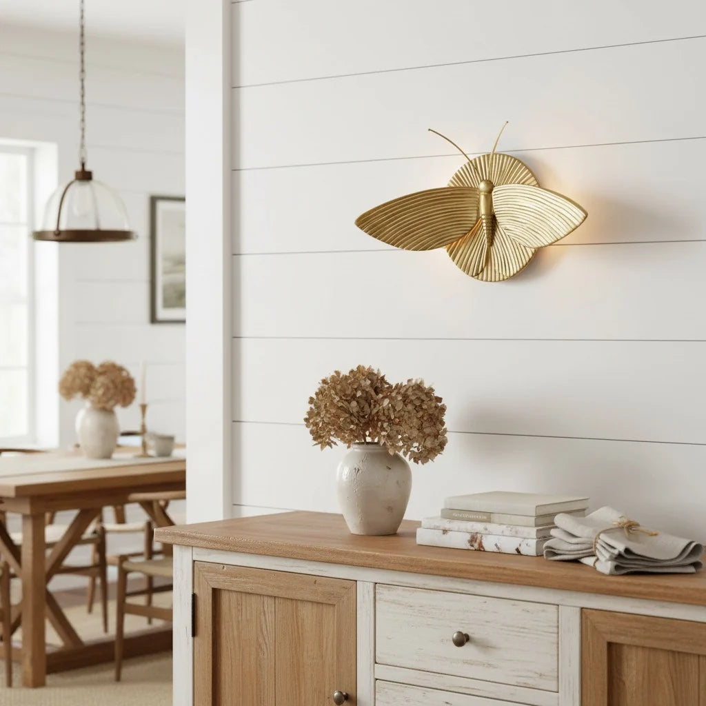 vintage-moth-shaped-resin-wall-light