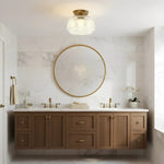 vintage-pattern-glass-flush-ceiling-light