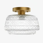 vintage-pattern-glass-flush-ceiling-light