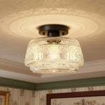 vintage-pattern-glass-flush-ceiling-light