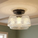 vintage-pattern-glass-flush-ceiling-light