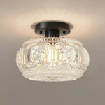 vintage-pattern-glass-round-semi-ceiling-light