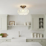 vintage-pattern-glass-round-semi-ceiling-light