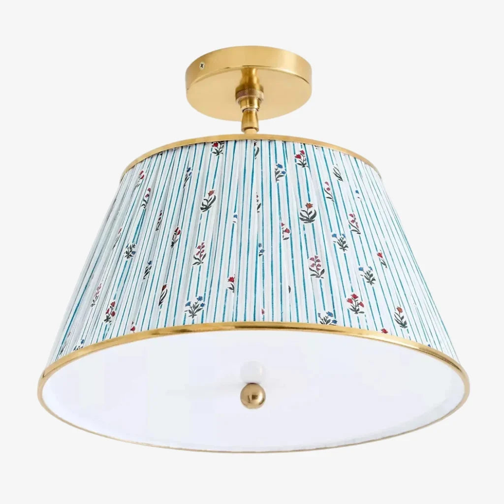 yarina-vintage-pleated-printed-fabric-ceiling-light