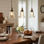 vintage-textured-glass-dome-pendant-light