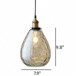 vintage-textured-glass-dome-pendant-light
