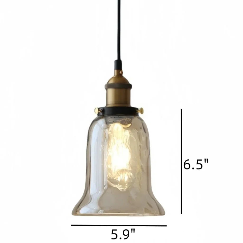 vintage-textured-glass-dome-pendant-light