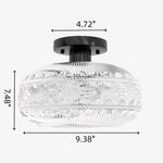 vintage-floral-pattern-glass-ceiling-light