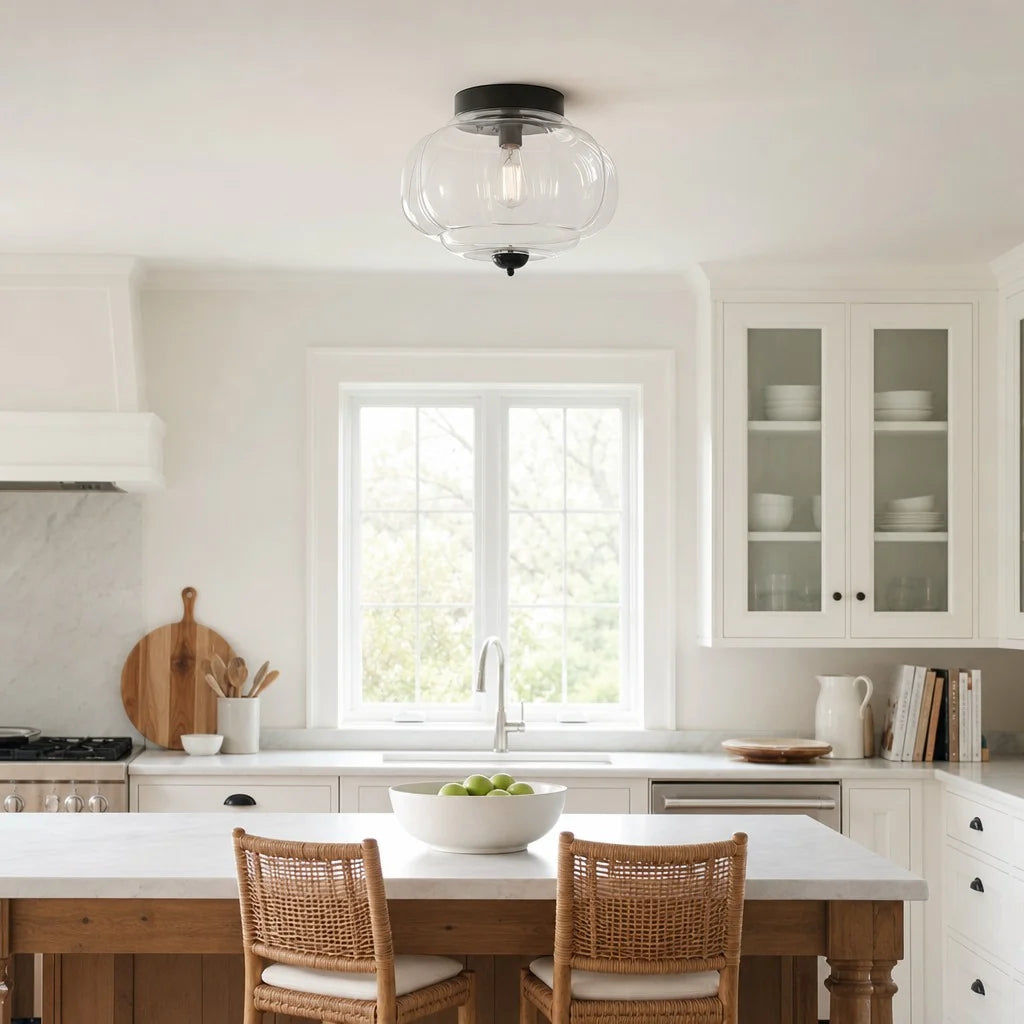 vintage-milk-glass-semi-flush-mount-ceiling-light-fixture-for-bedroom-hallway