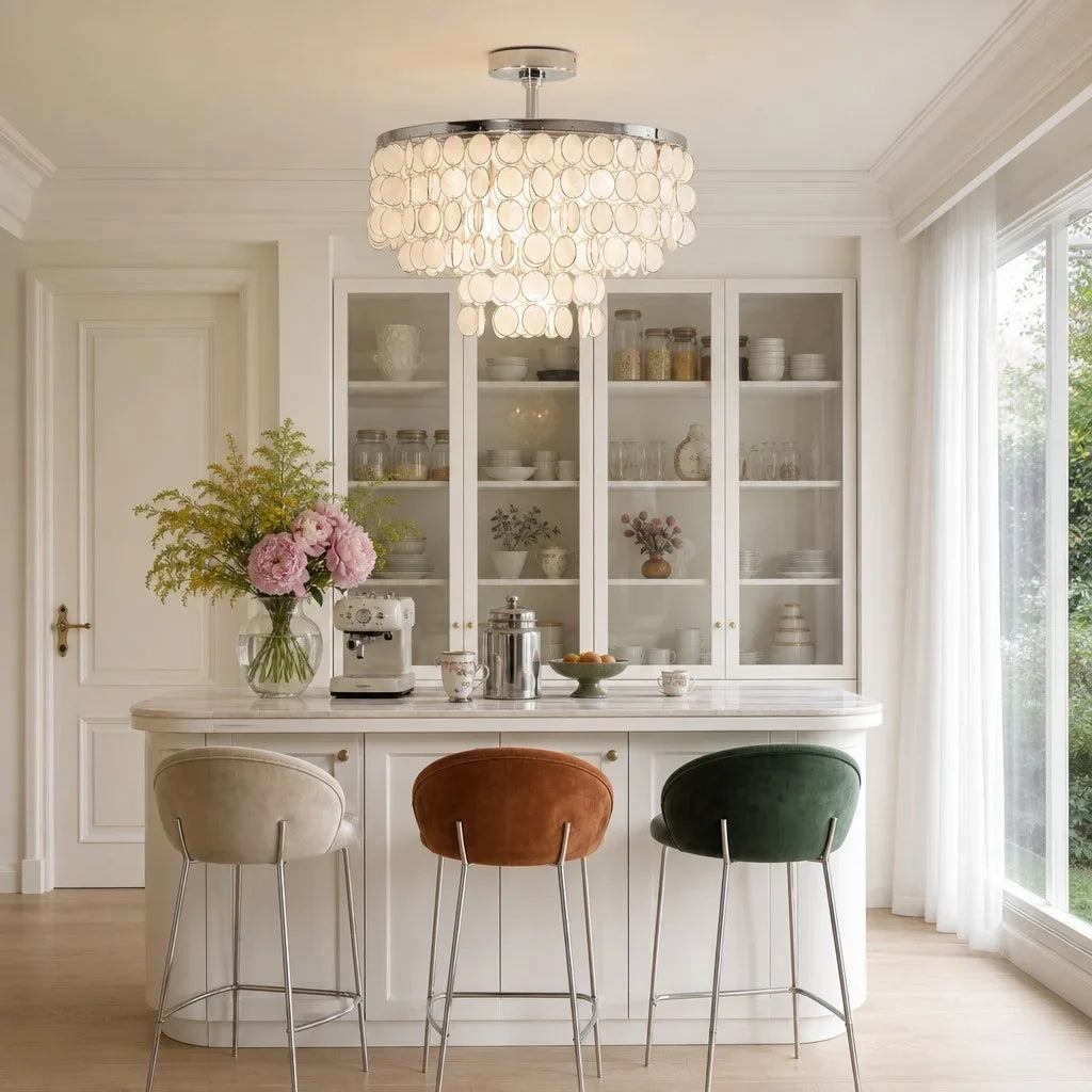 vorenis-modern-layered-round-capiz-shell-ceiling-lamp