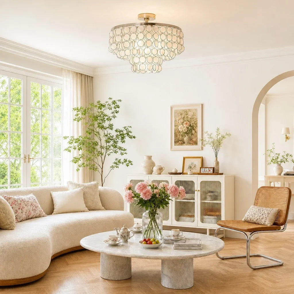 vorenis-modern-layered-round-capiz-shell-ceiling-lamp