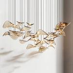 Wave Leaf Gasolier Floating Chandelier