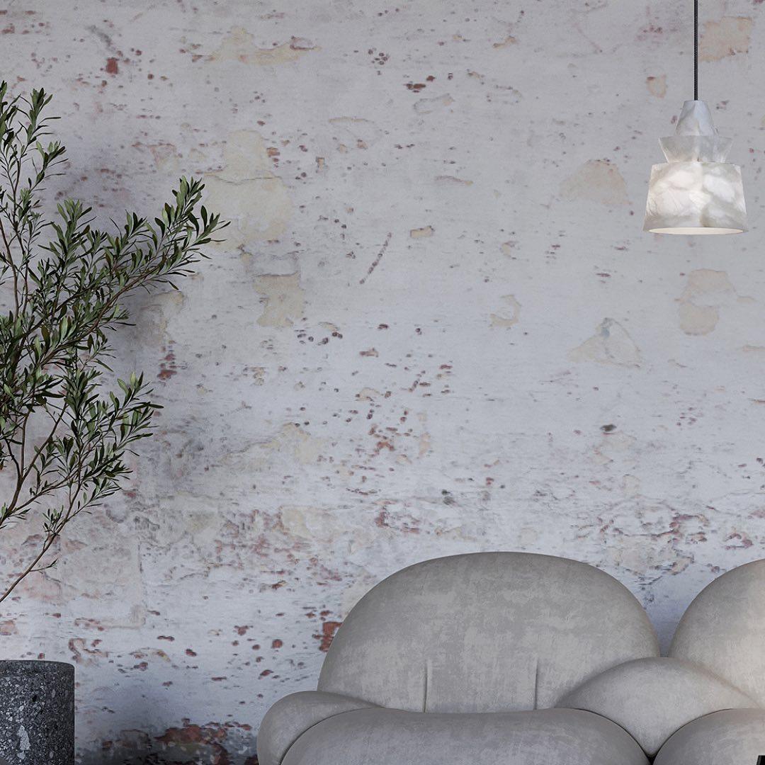 White Alabaster Pendant Light