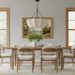 willy-vintage-linen-fabric-bowl-pendant-light