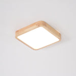 Wooden Geometric Ceiling Light