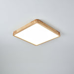 Wooden Geometric Ceiling Light