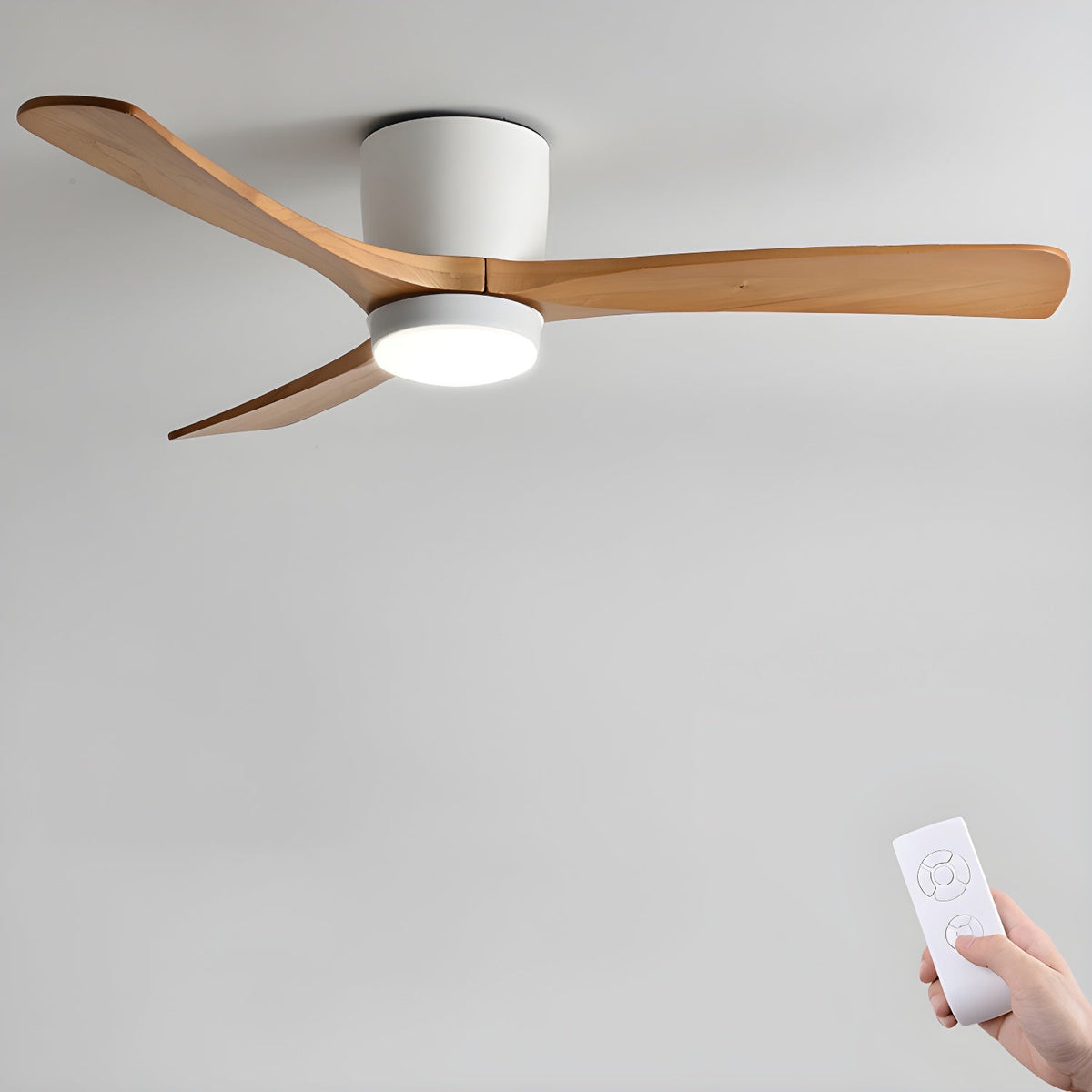 Nordic Wooden 42 48 Ceiling Fan Light 25027480