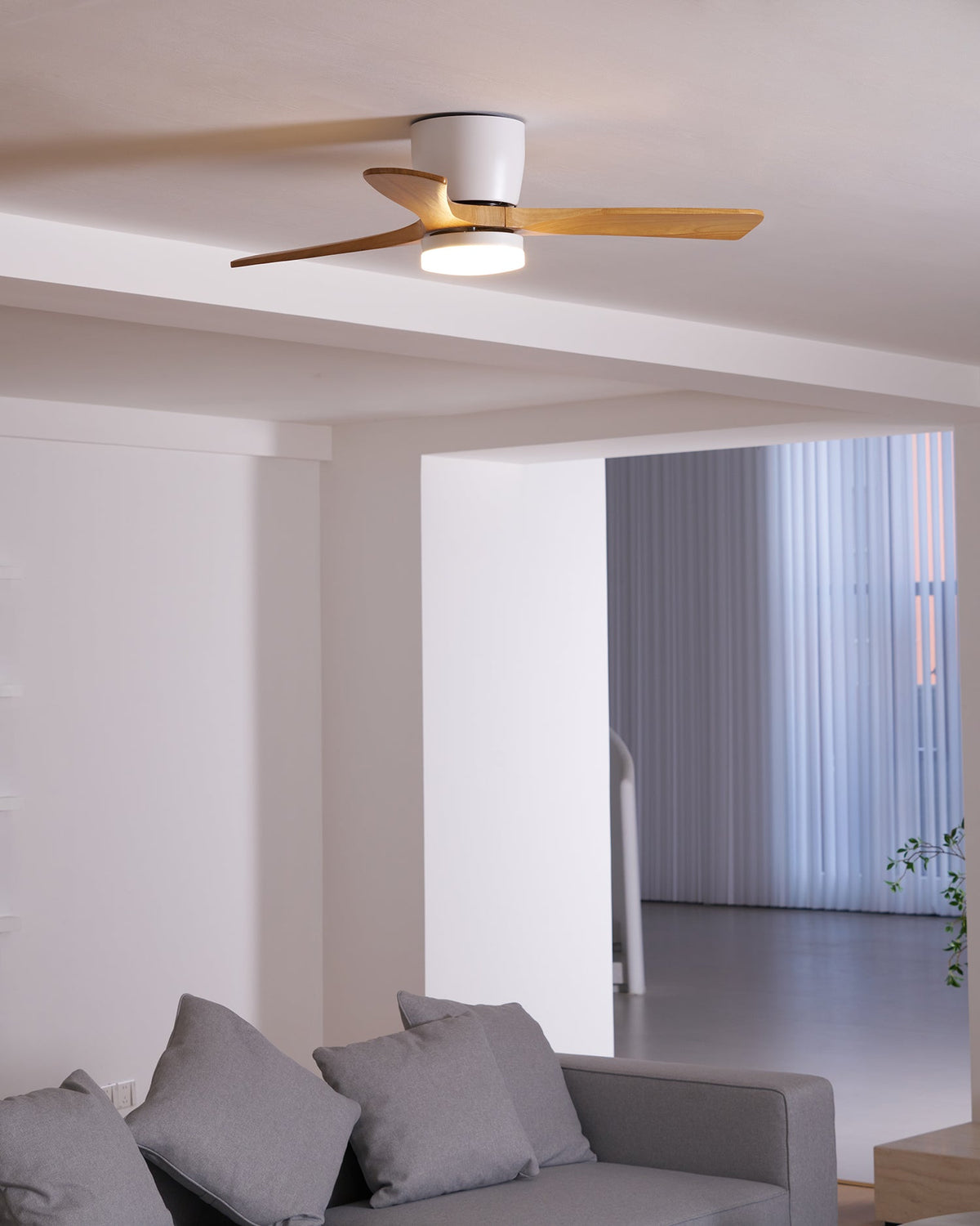 Nordic Wooden 42 48 Ceiling Fan Light 25027480