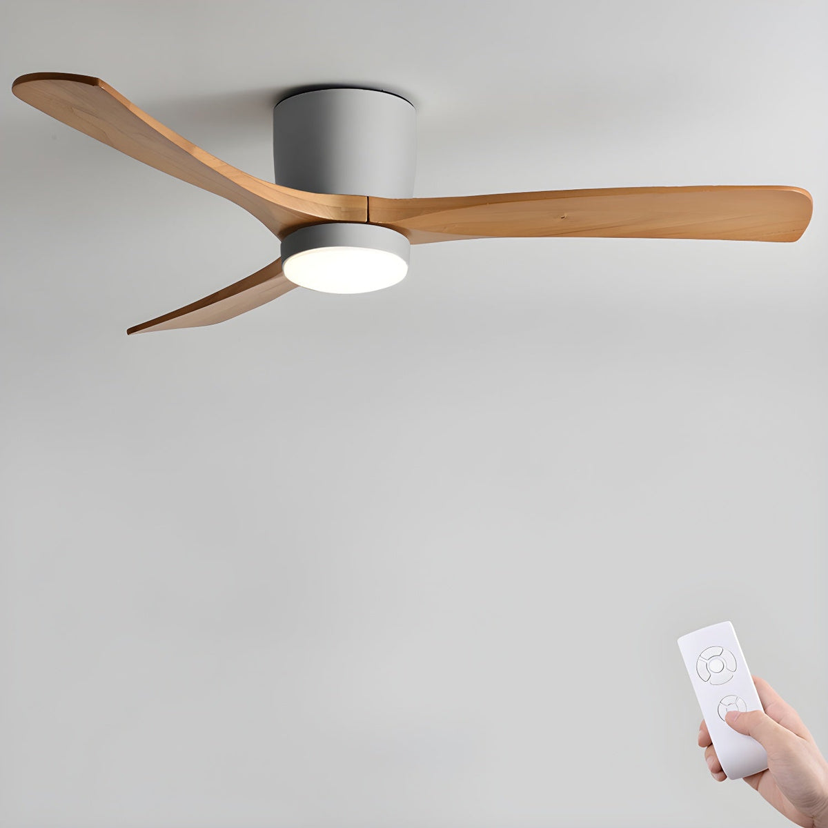 Nordic Wooden 42 48 Ceiling Fan Light 25027480