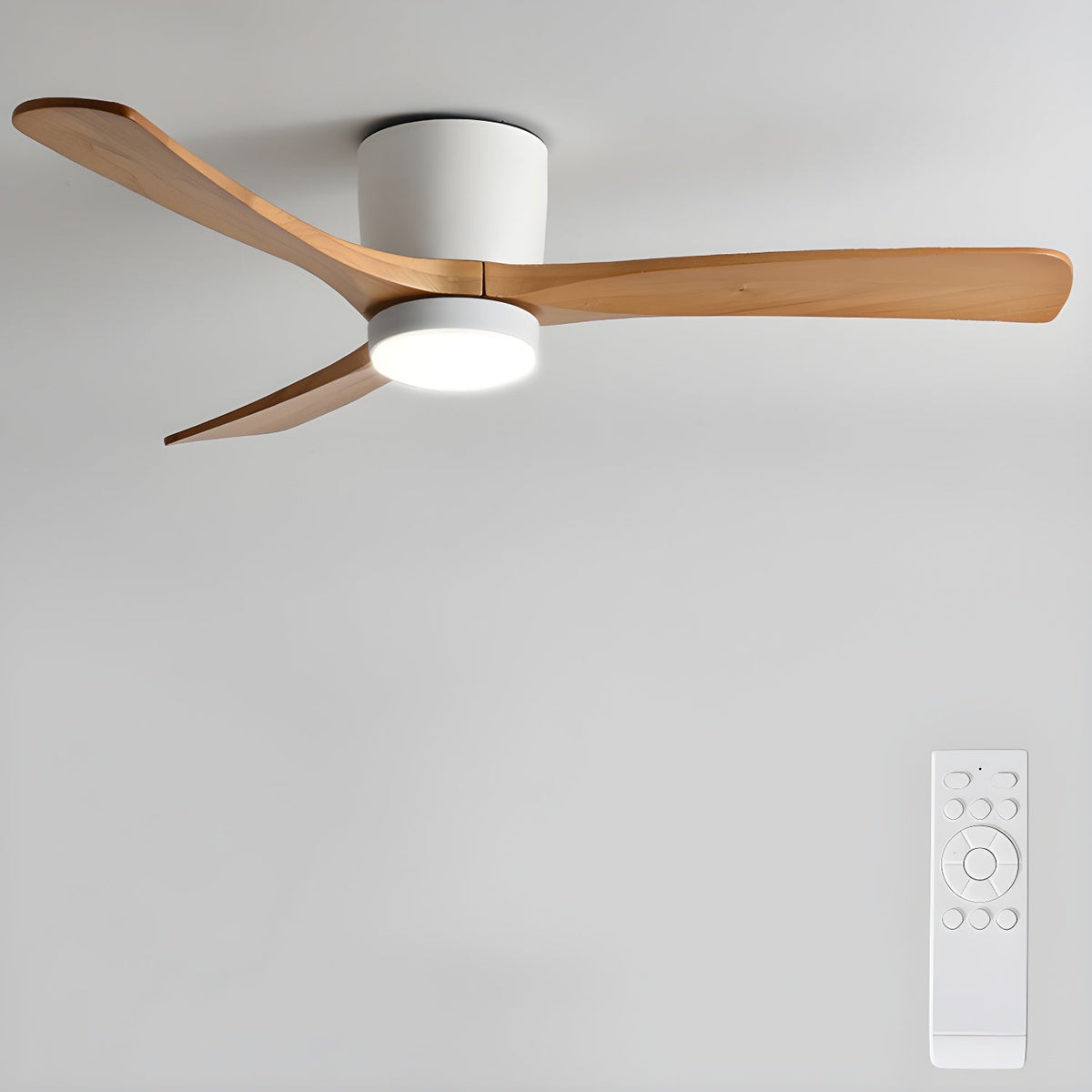 Nordic Wooden 42 48 Ceiling Fan Light 25027480