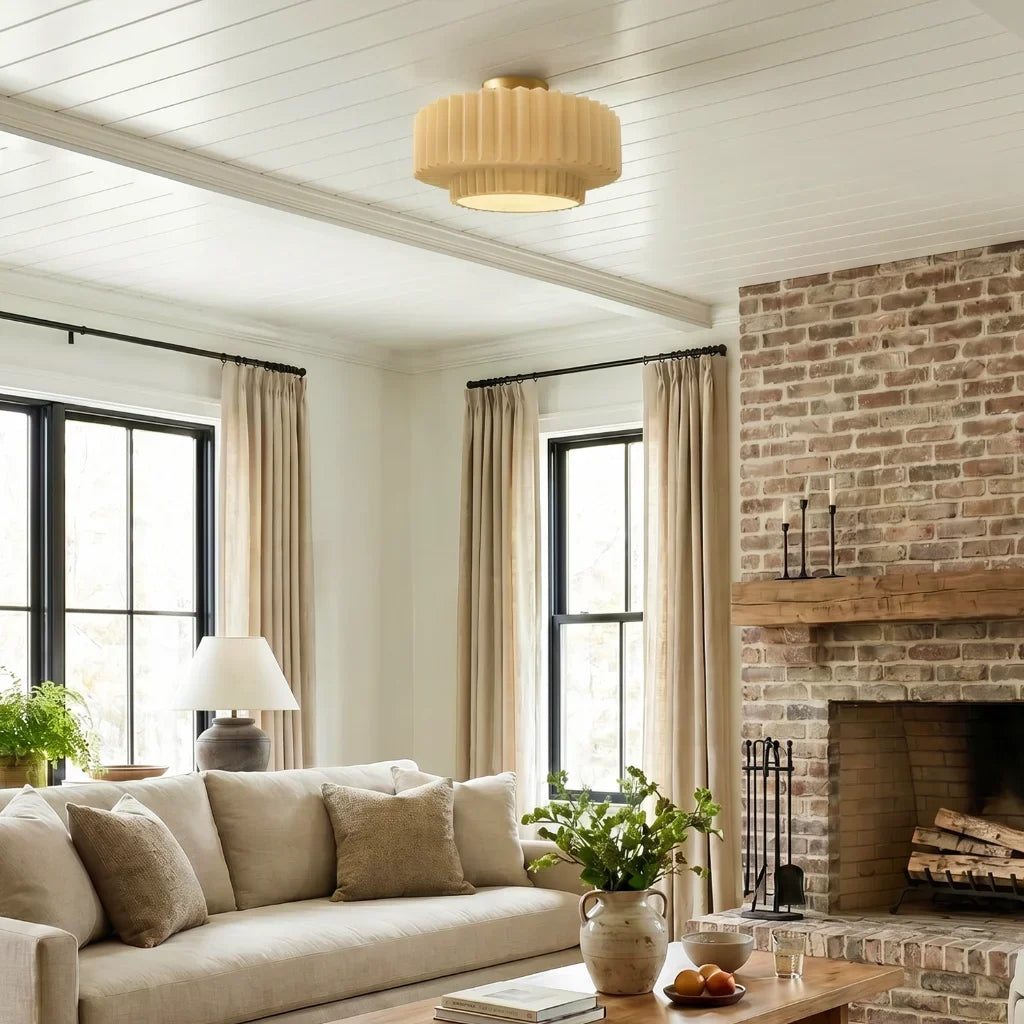 bryn-modern-round-ceramic-pleated-semi-flush-mount-light