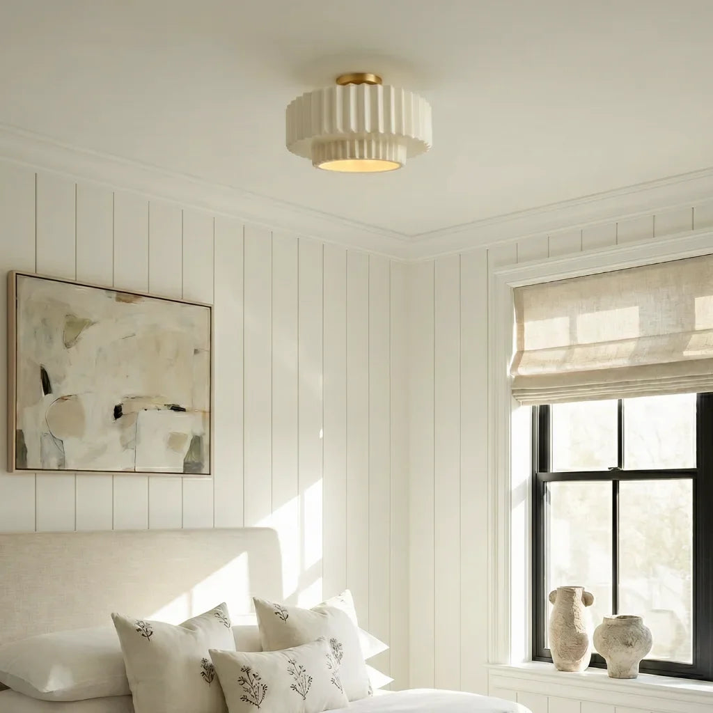 bryn-modern-round-ceramic-pleated-semi-flush-mount-light