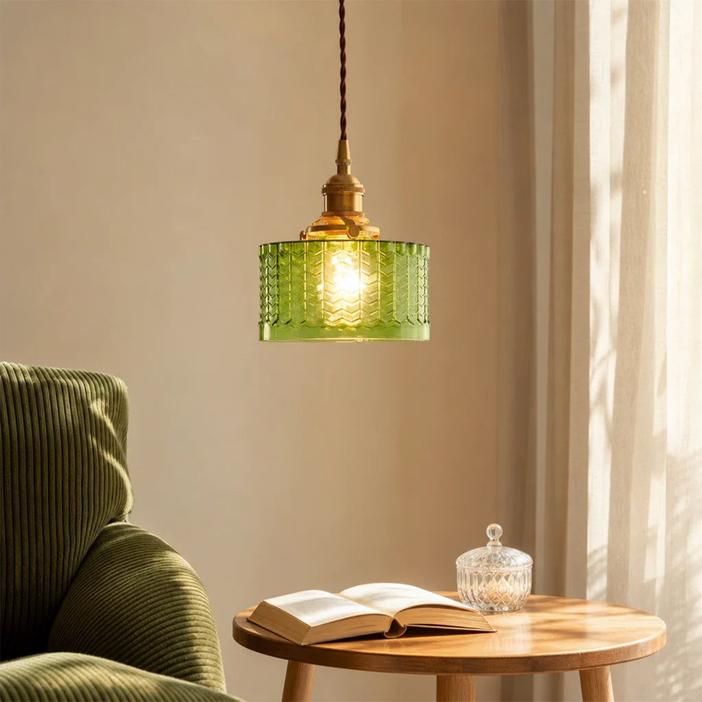 horkos-industrial-vintage-green-embossed-glass-pendant-light