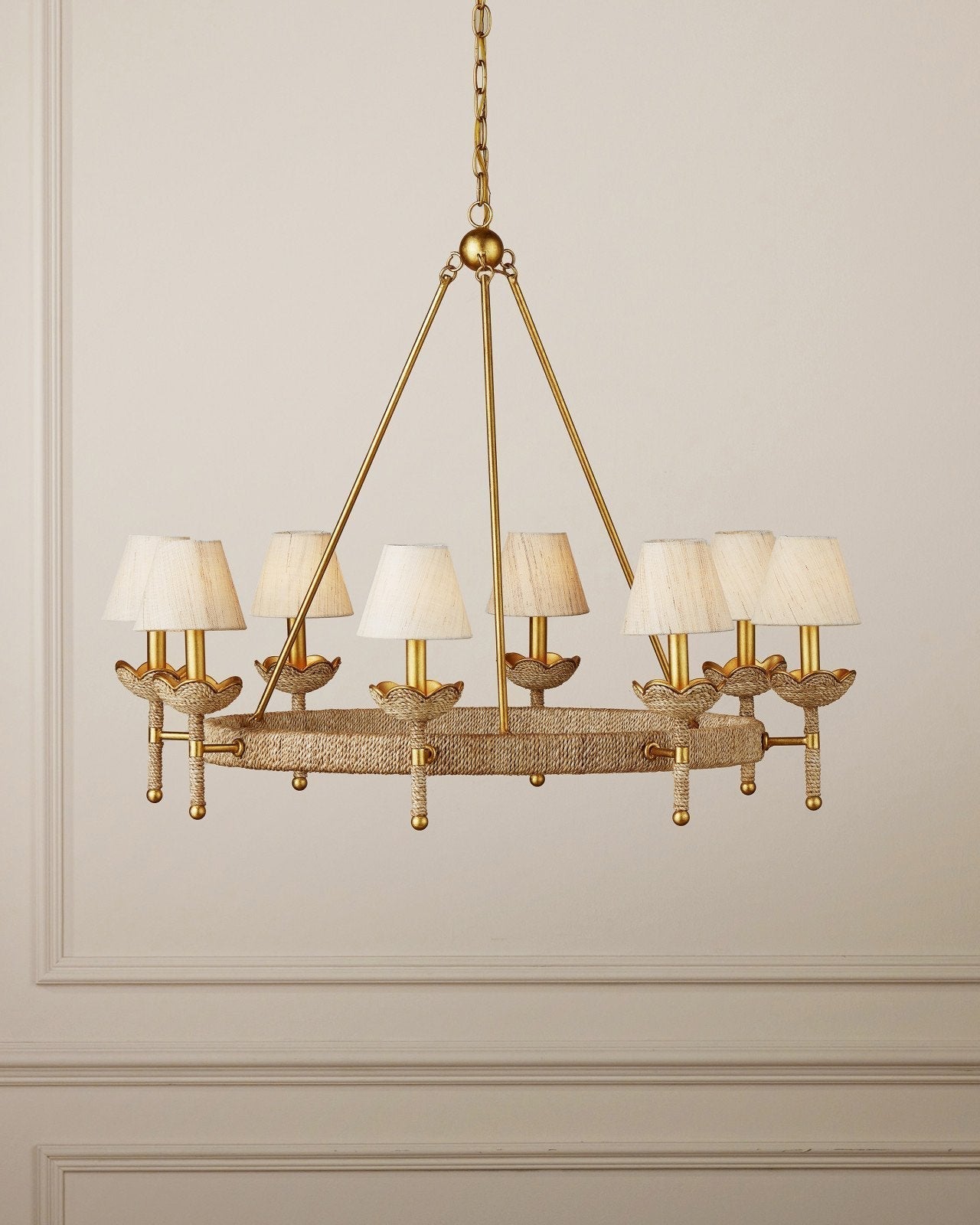 Vichy Eight Light Chandelier