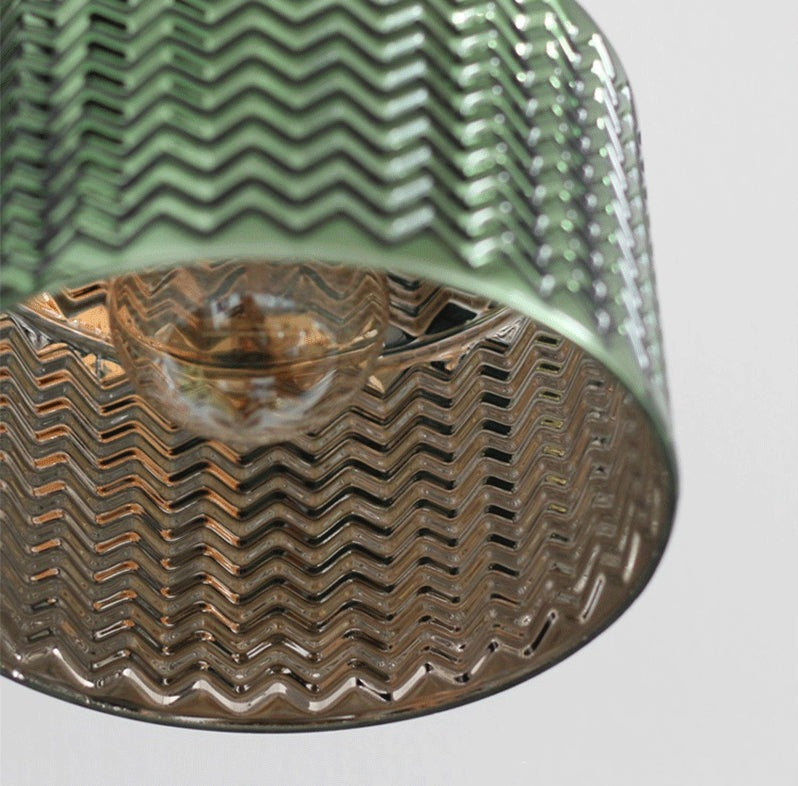 shiny-green-glass-cylinder-led-wall-light-in-art-deco-style