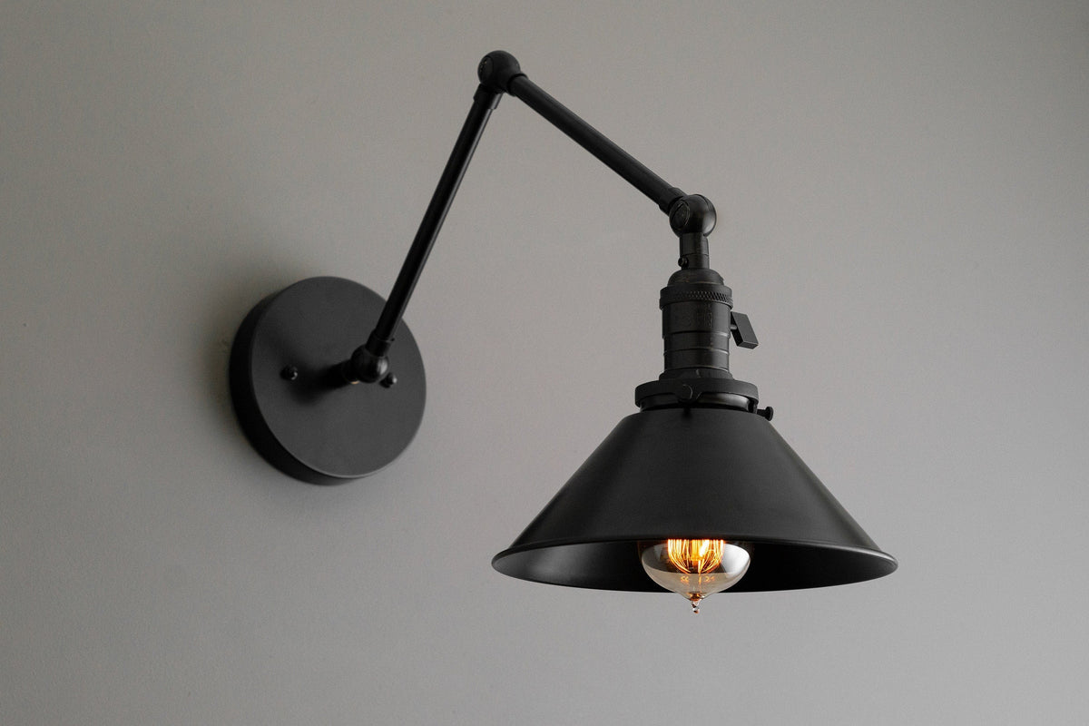 black-shade-light-adjustable-sconce-drafting-light-wall-sconce-light-bathroom-lighting-industrial-light-sconce-lighting