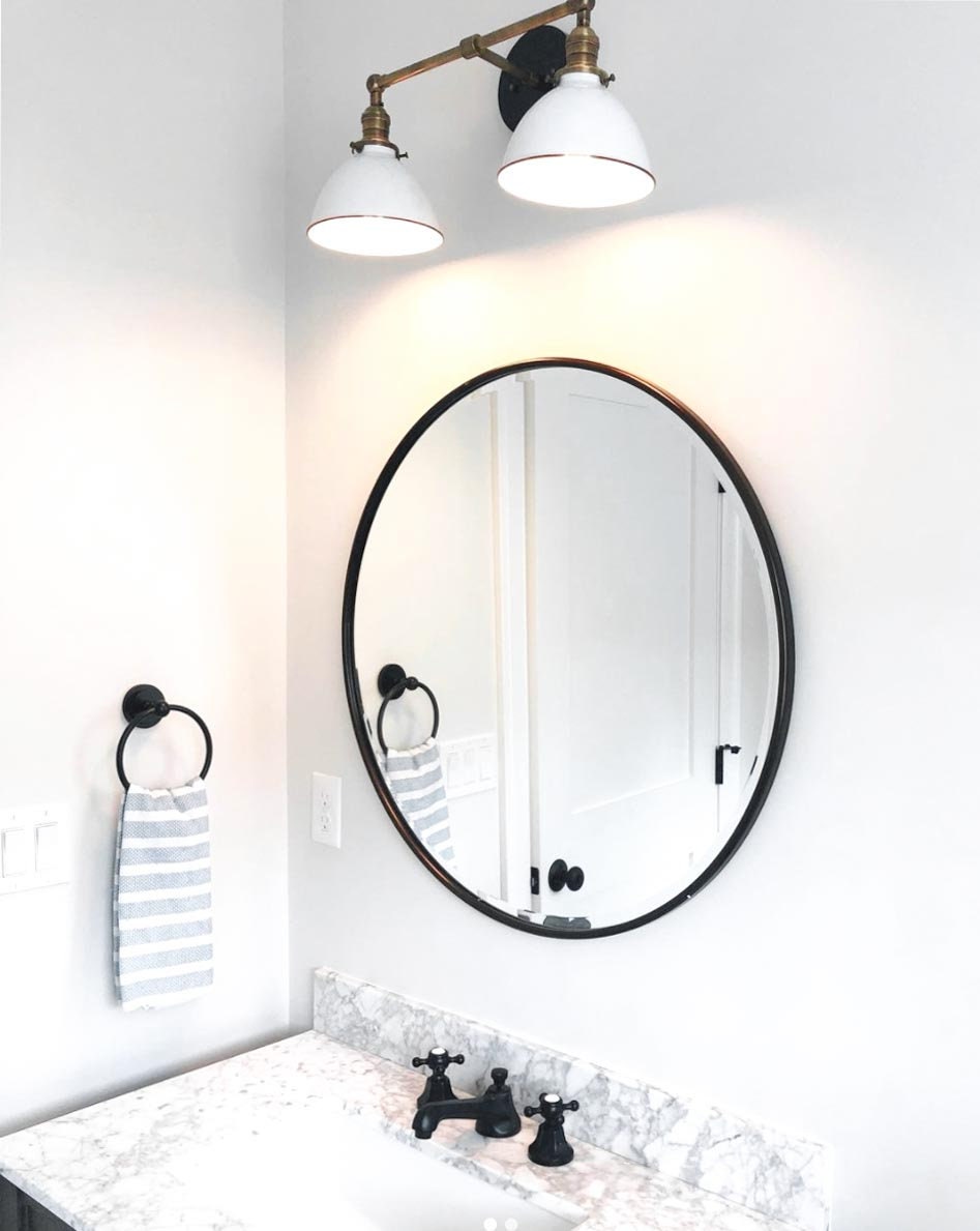 farmhouse-vanity-white-shade-light-wall-light-fixture-industrial-lighting-antique-brass-rustic-vanity-light