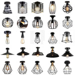 retro-industrial-metal-frame-ceiling-light-for-porch-hallway-kitchen-bathroom-69ui9501