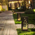 Chinese Style Hollow Carved Outdoor Courtyard Waterproof Landscape Lighting Decorative Lamp