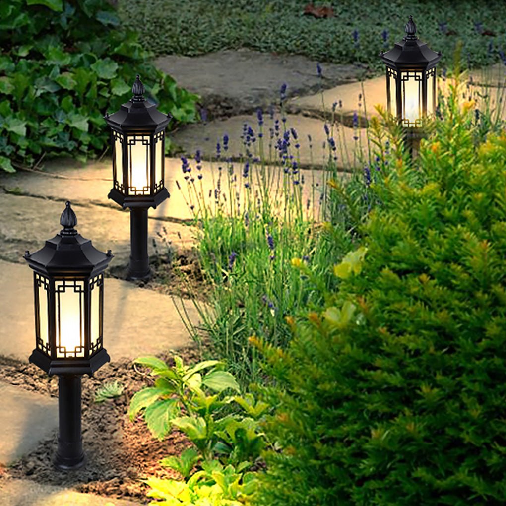 Classic Chinese Style Landscape Decorative Lighting Pathway Lights For Villa Courtyard