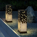 Classic Hollow Carved Chinese Style Garden Landscape Lighting Decorative Lamp
