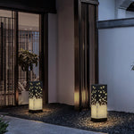 Classic Hollow Carved Chinese Style Garden Landscape Lighting Decorative Lamp