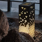 Classic Hollow Carved Chinese Style Garden Landscape Lighting Decorative Lamp