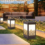 Classical Hollowed Pattern Landscape Decorative Lighting Waterproof Lawn Lamp For Outdoor