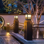 Classical Hollowed Pattern Landscape Decorative Lighting Waterproof Lawn Lamp For Outdoor