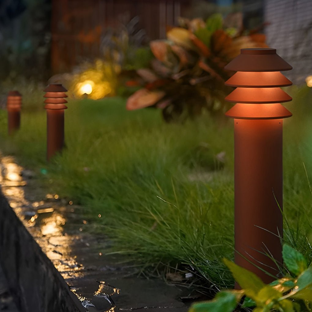 Creative Led Outdoor Post Lights Garden Lights Outside Lights Landscape Lighting