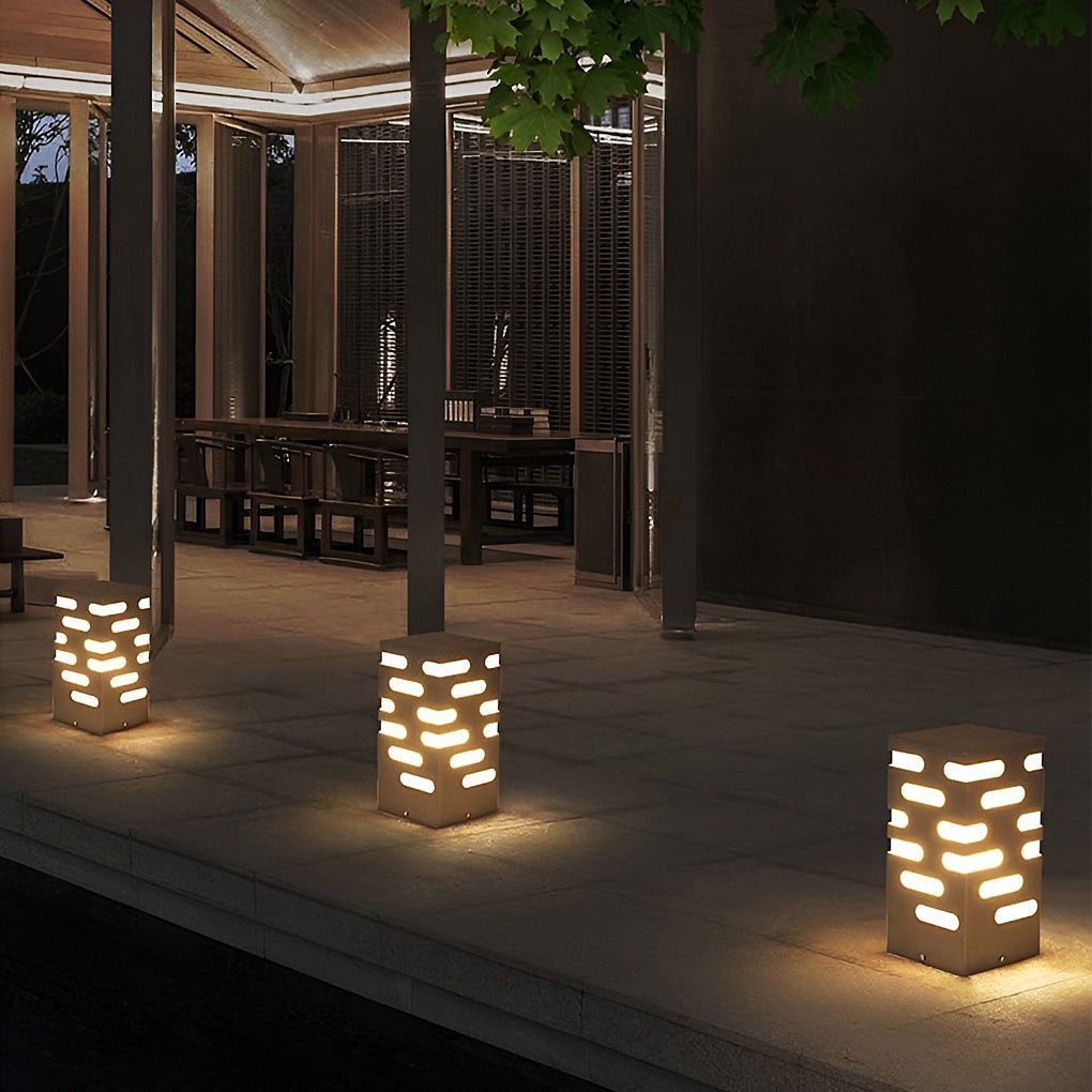 Creative Outdoor Post Lights Pillar Light Pole Lamp Deck Post Lights Garden Lights