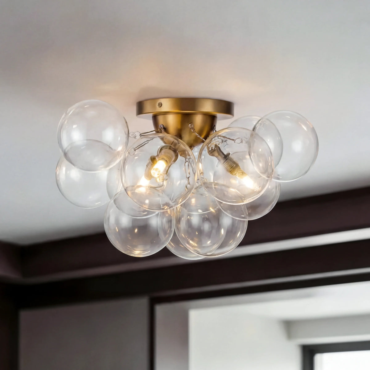 felix-modern-bubble-cluster-glass-ceiling-light